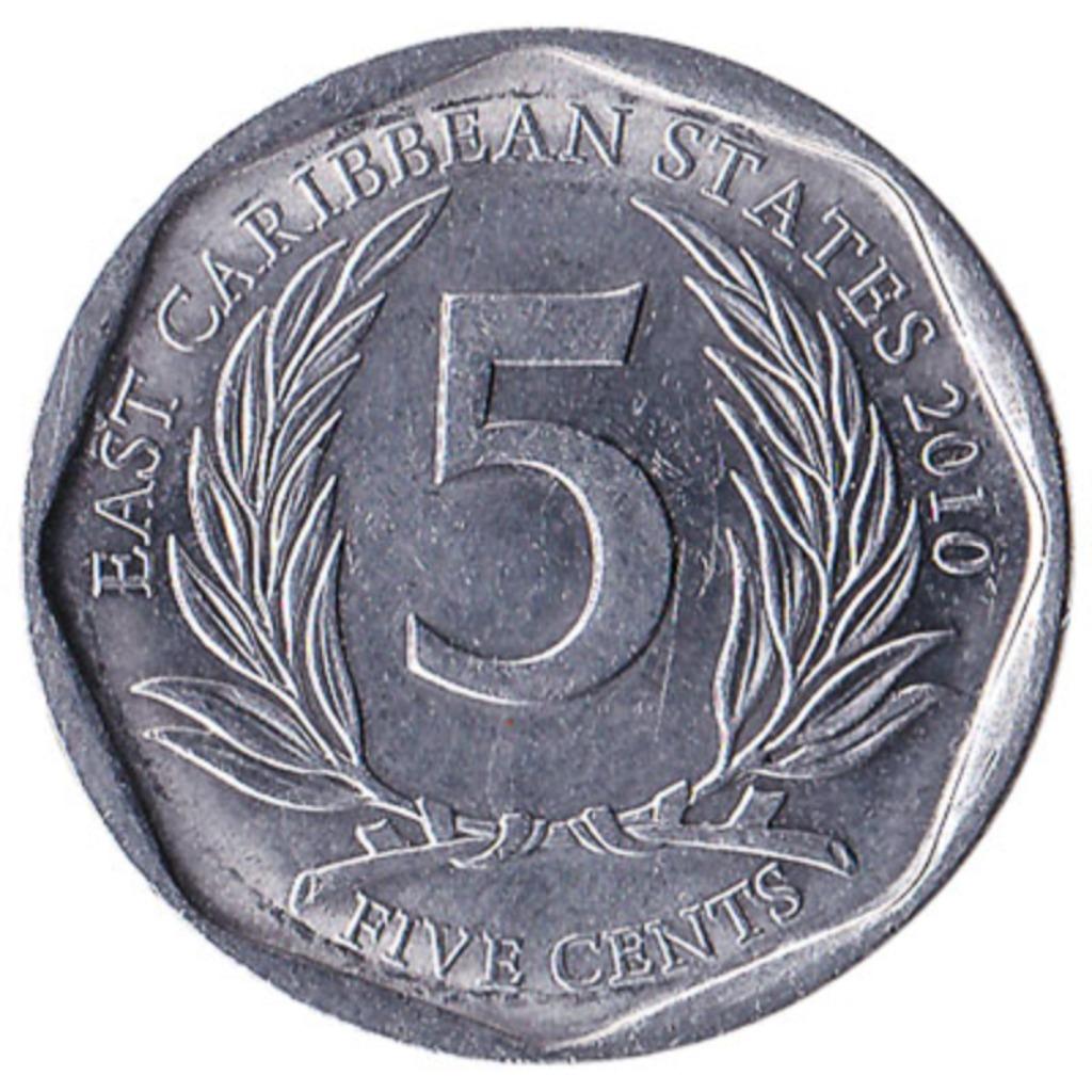 munten Oost Caribische dollar, Ophalen of Verzenden, Midden-Amerika, Losse munt
