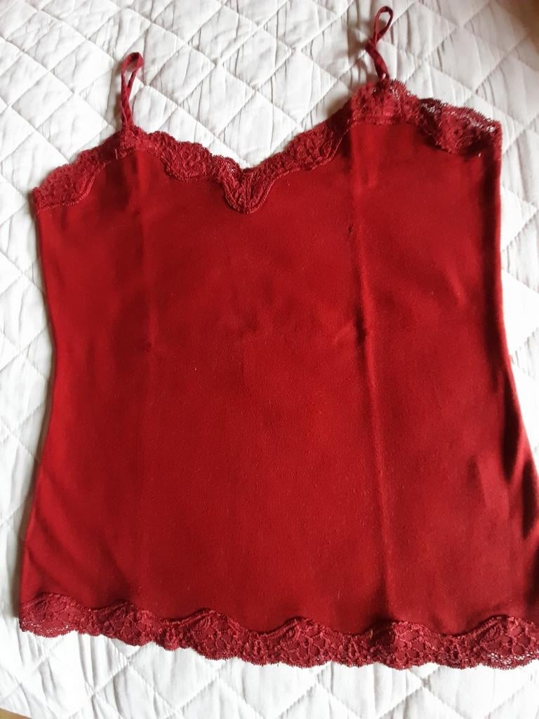 Mooi topje, dames, NIEUW, Giovane, maat 40,wijnrood, Kleding | Dames, Maat 38/40 (M), Nieuw, Ophalen of Verzenden, Zonder mouw
