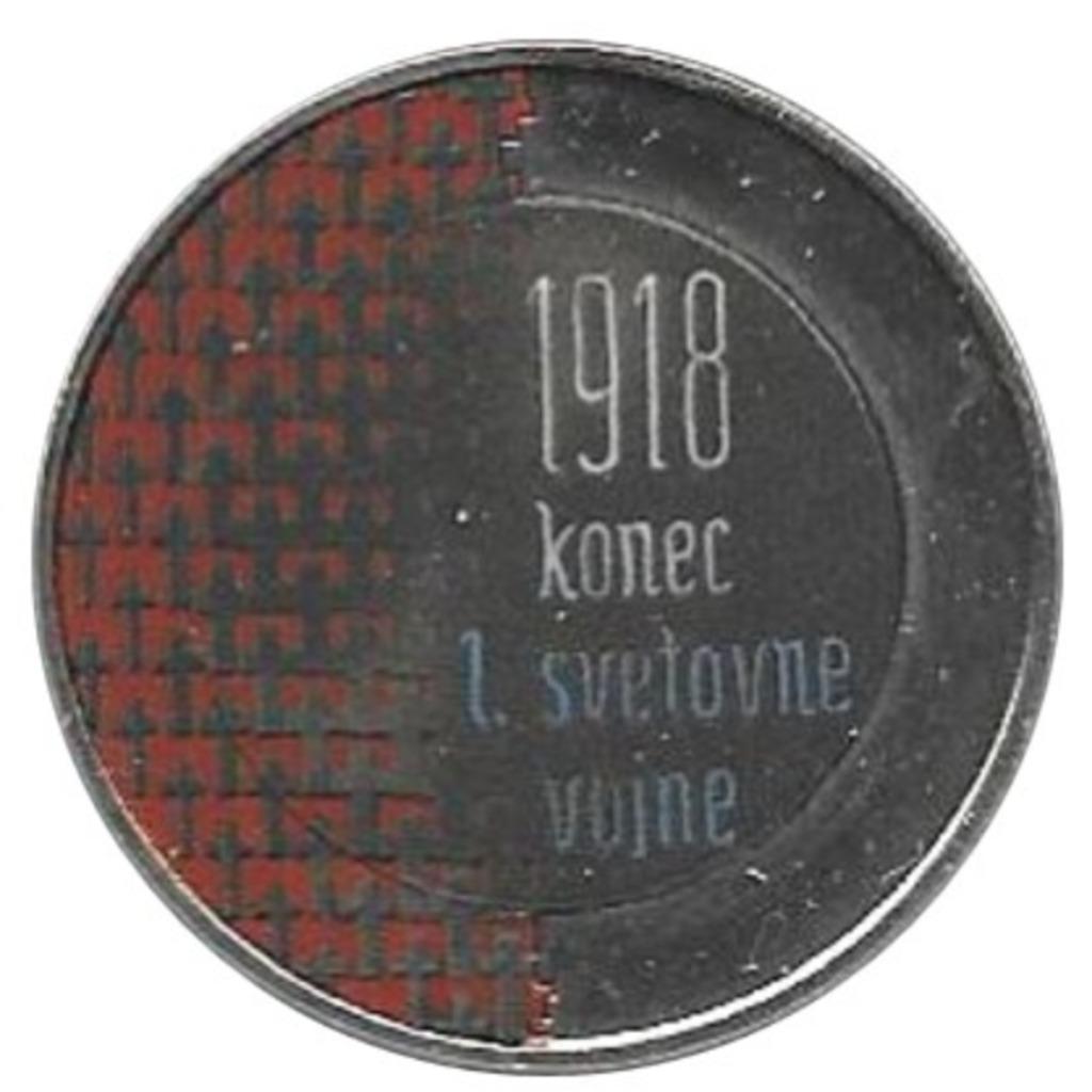 3 euro Slovenië 2018 Einde 1ste Wereldoorlog gekleurd, Ophalen of Verzenden, Slovenië