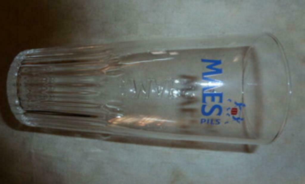#M bier glas MAES PILS 25cl M12 Brouwerij Alken - Maes, Verzamelen, Ophalen of Verzenden, Nieuw, Bierglas
