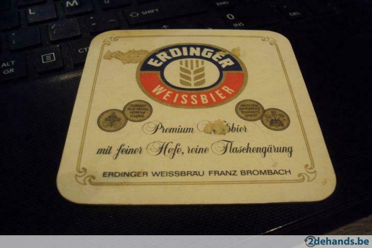 Erdinger, Verzamelen, Gebruikt