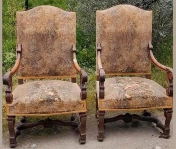 Ensemble de chaises et de canapés anciens Berger robustes et, Enlèvement ou Envoi