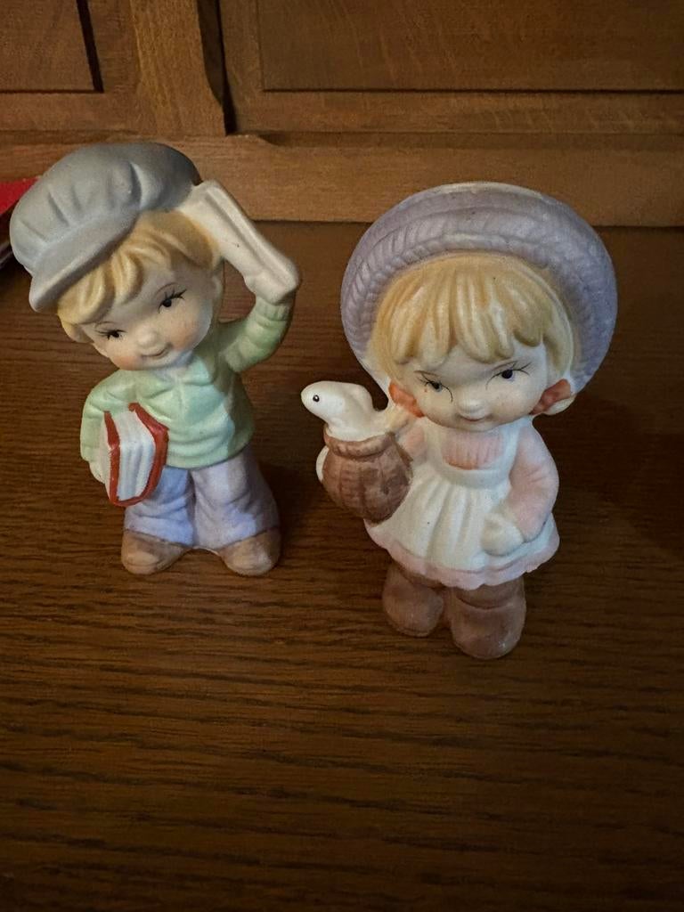 2 kleine beeldjes, Ophalen of Verzenden