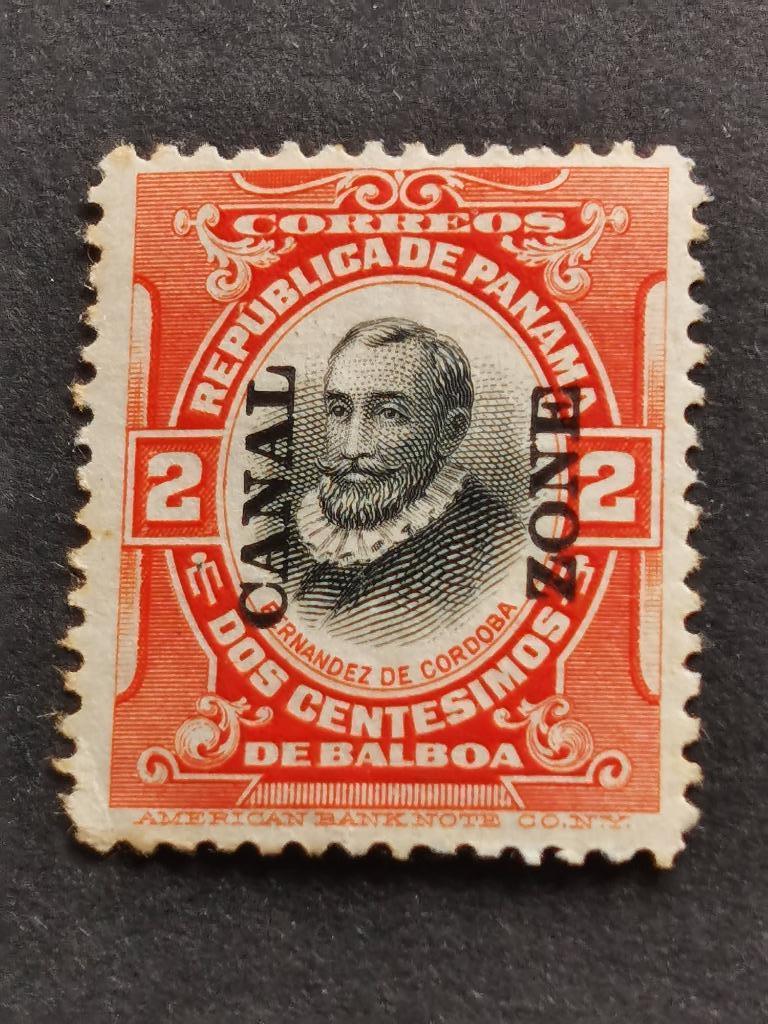 Panama Canal Zone 1909 - opdruk CANAL ZONE *, Ophalen of Verzenden, Postfris, Midden-Amerika