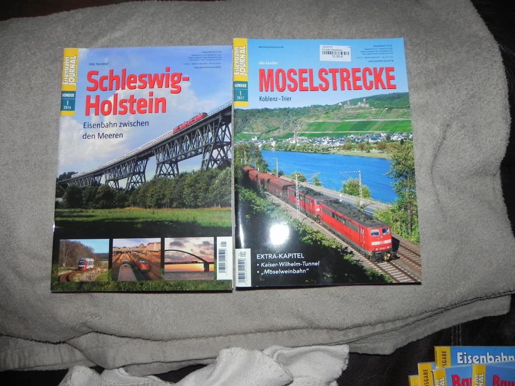 2 Revues Eisenbahn Journal Moselstrecke Schleswig-Holstein, Ophalen of Verzenden, Zo goed als nieuw, Boek, Tijdschrift of Catalogus