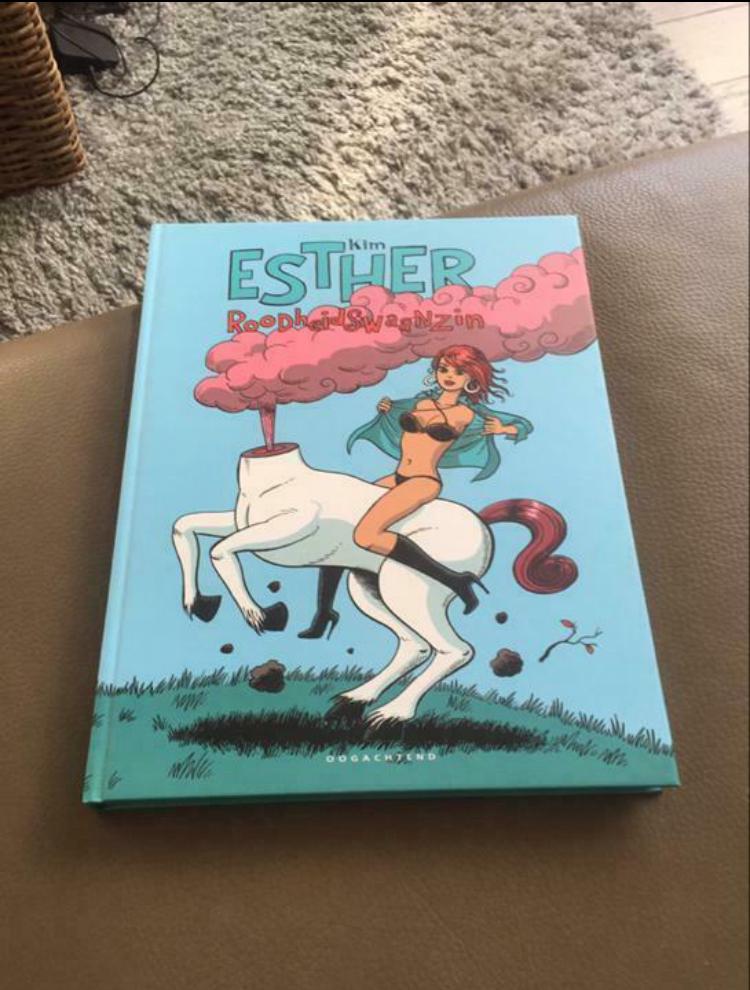 Luxe Esther Verkest - Roodheidswaanzin met zeefdruk, Boeken, Ophalen of Verzenden