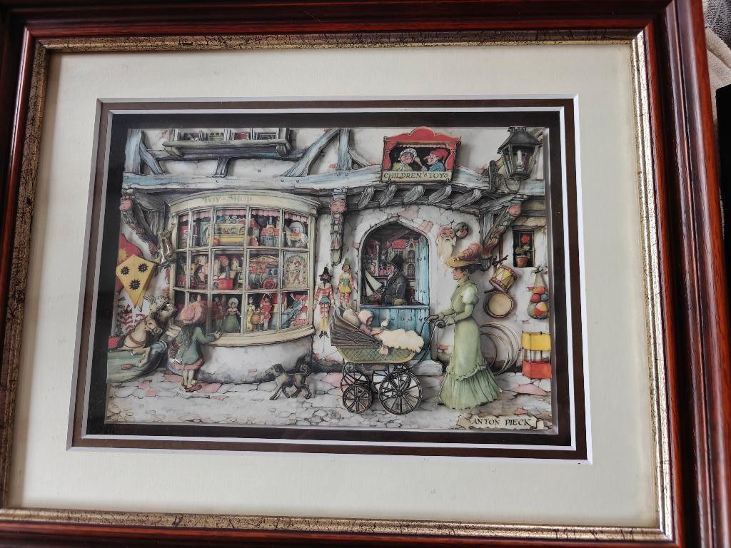 Anton Pieck 3D Paper - Children’s Toy Store - Apro - 23x16cm, Ophalen of Verzenden