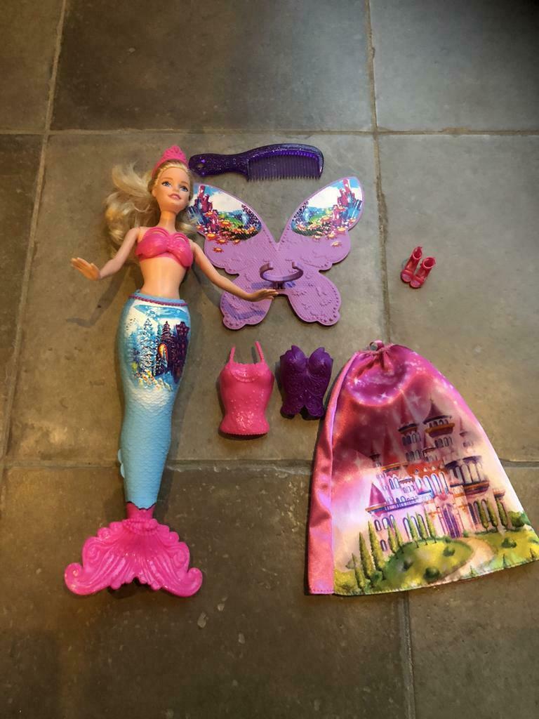 Barbie zeemeermin set, Ophalen of Verzenden, Gebruikt, Barbie