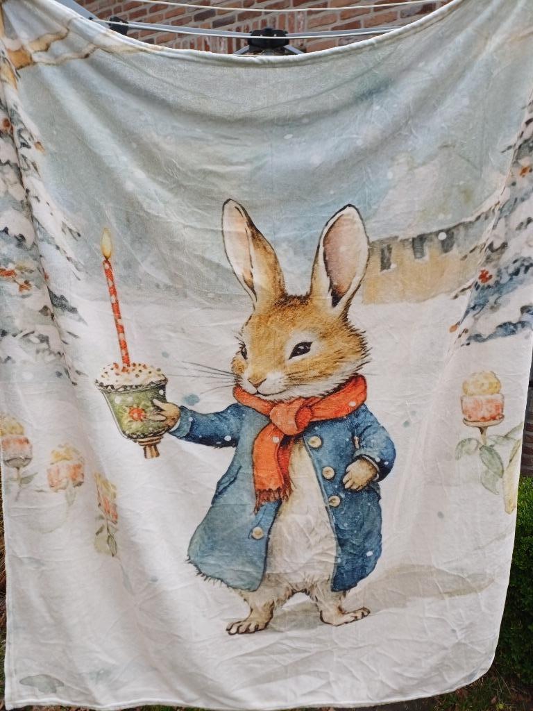 Fleece deken Pieter Konijn, Ophalen, Deken