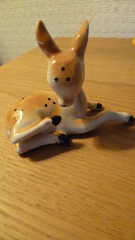 Vintage Biche couché, Enlèvement ou Envoi, Comme neuf, Animal