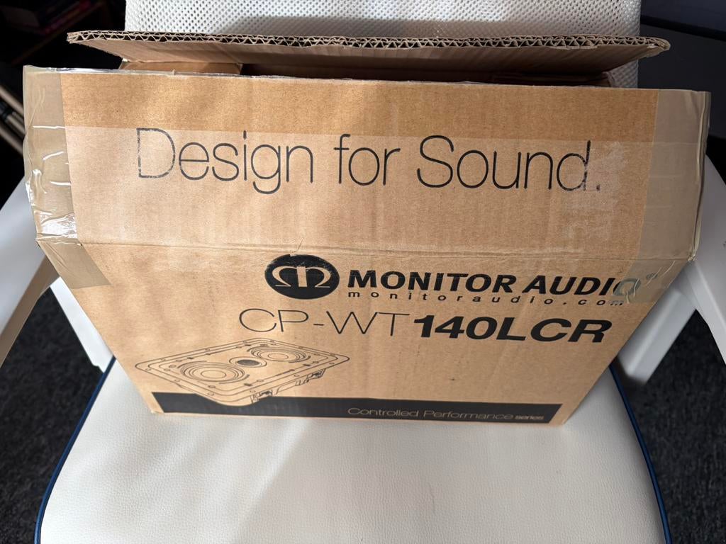 Haut-parleur encastrable MonitorAudio CP-WT140LCR quasi neuf, Audio, Tv en Foto, Luidsprekerboxen, Zo goed als nieuw, Center speaker