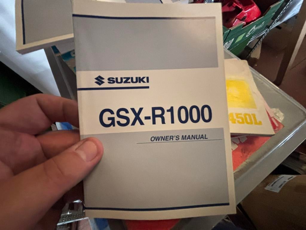 Manuel du propriétaire de la Suzuki GSXR 1100, Motos, Modes d'emploi & Notices d'utilisation, Enlèvement ou Envoi, Suzuki