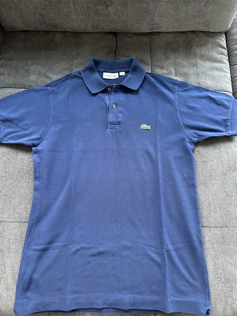 Te koop polo Lacoste, Blauw, Lacoste, Ophalen of Verzenden, Zo goed als nieuw