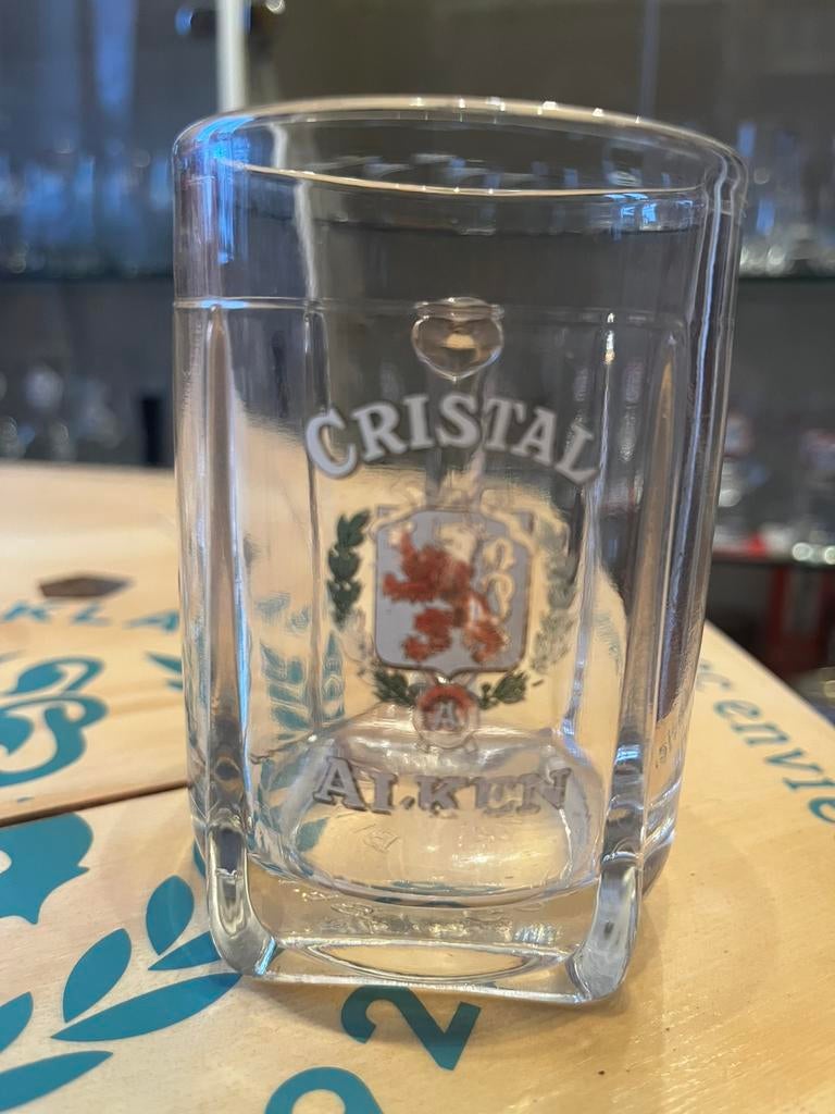 Bierpot Cristal Alken, Collections, Verres & Petits Verres, Enlèvement ou Envoi, Utilisé