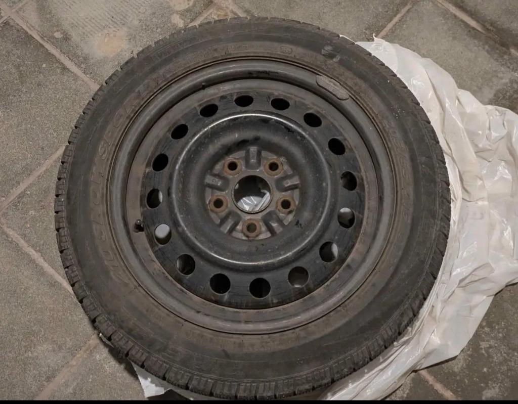 1 originele Toyota 16-inch stalen velg (5×114.3), Ophalen, Gebruikt, Toyota