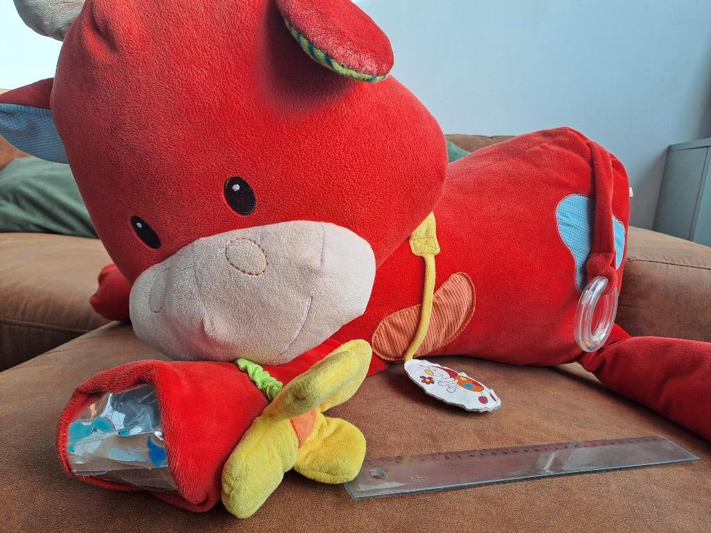 Knuffel koe Minimi, Kinderen en Baby's, Speelgoed | Knuffels en Pluche, Gebruikt, Koe, Ophalen