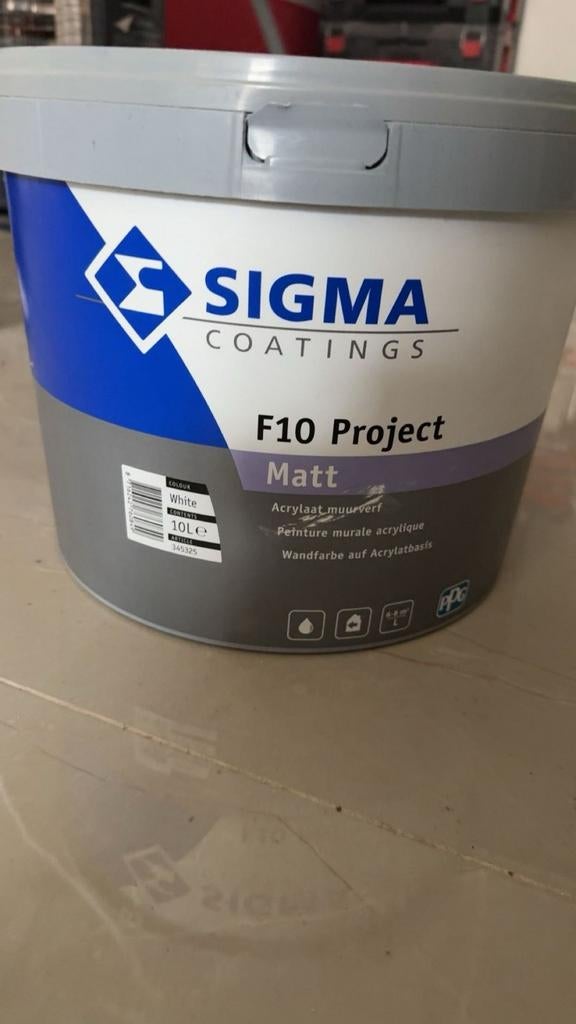 Seau Sigma, Enlèvement, Peinture