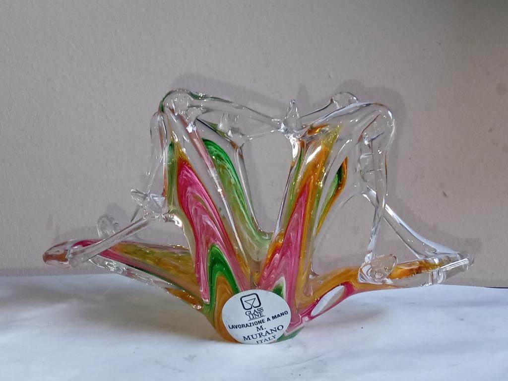 Vide-poche en verre Murano, Antiquités & Art, Enlèvement ou Envoi