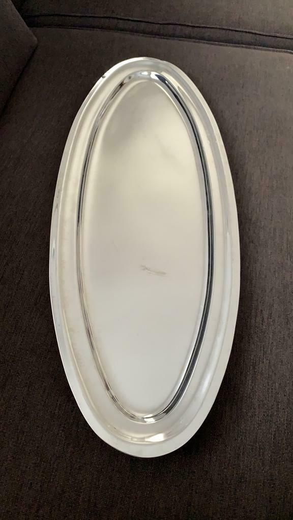 Dientablet XL( inox 18/8), Ophalen of Verzenden, Gebruikt, Overige materialen, Schaal of Schalen