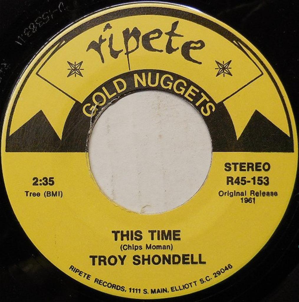 The Marathons / Troy Shondell ‎– Peanut Butter /This Time '7, Ophalen of Verzenden, Zo goed als nieuw, Overige genres