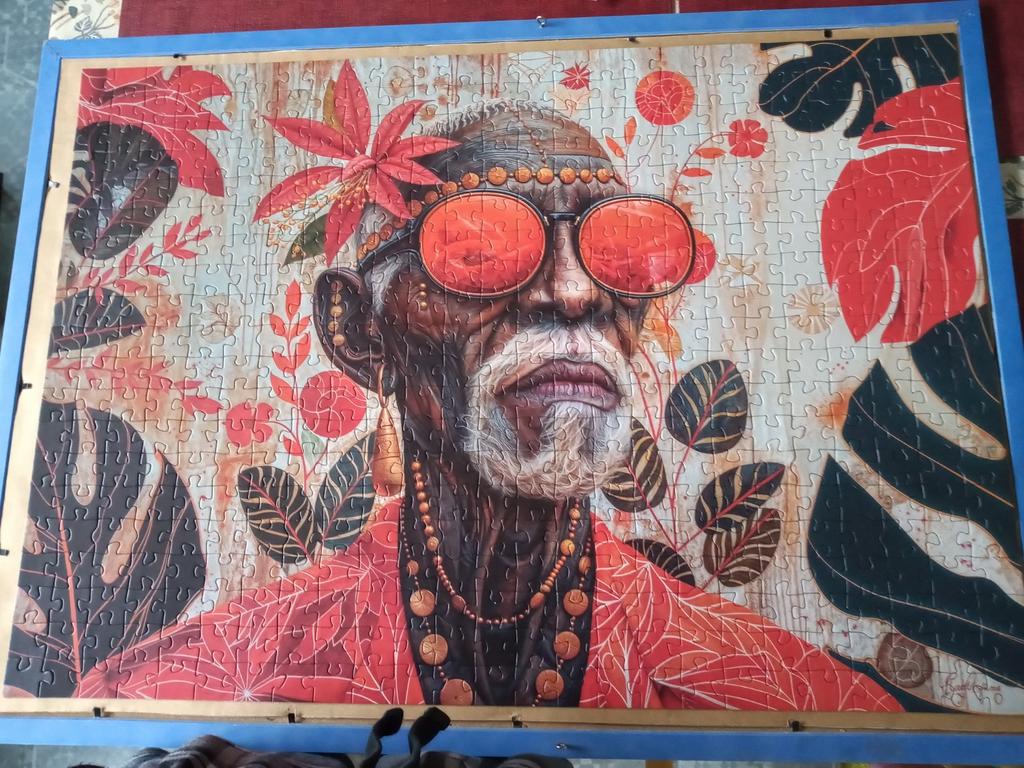 2 mooie art puzzels van educa, 500 stuks, Ophalen, 500 t/m 1500 stukjes, Zo goed als nieuw, Legpuzzel