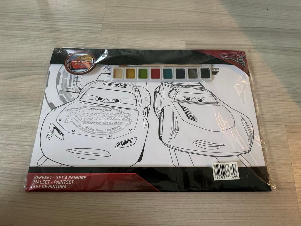 Verfset - Cars, Ophalen, Nieuw, Knutselwerk