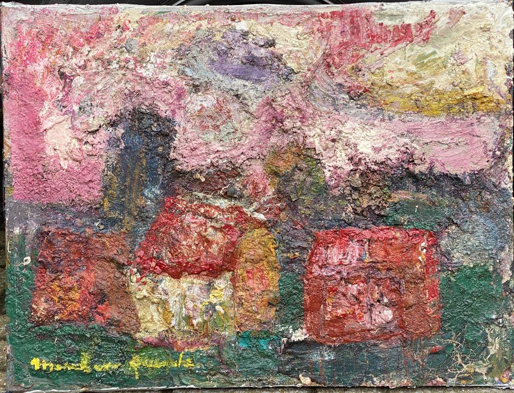 Schilderij Marcel Van Driessche, Zele 1968, Antiek en Kunst, Ophalen