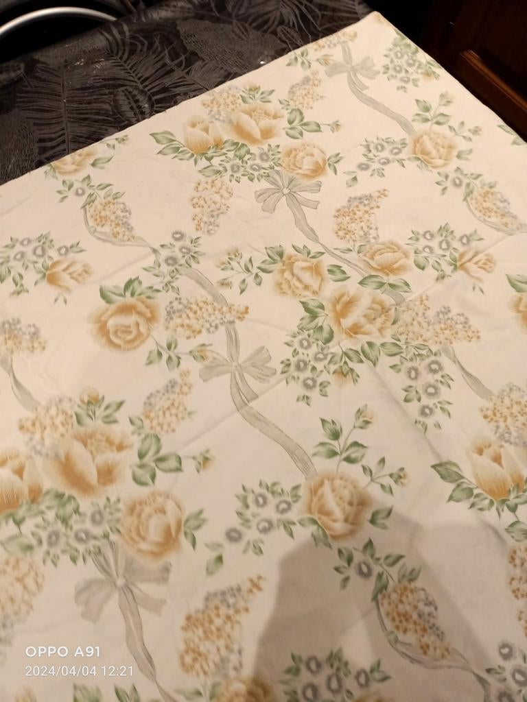 Linge de lit édredon Une personne, Maison & Meubles, Enlèvement, Une personne, Beige, Oreiller