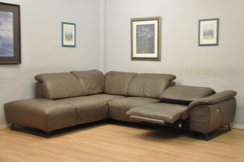 Splendide salon CUIR 235x290cm relax électrique moderne, Maison & Meubles, Enlèvement, Comme neuf, Cuir