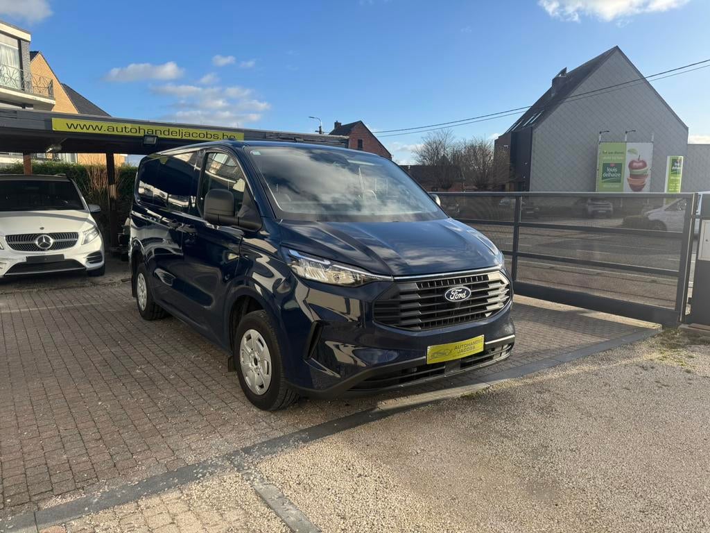 FORD TRANSIT CUSTOM * 3 ZITPL * CAMERA * PDC * 25455+ BTW, Auto's, Voorwielaandrijving, 188 g/km, Stof, 4 cilinders