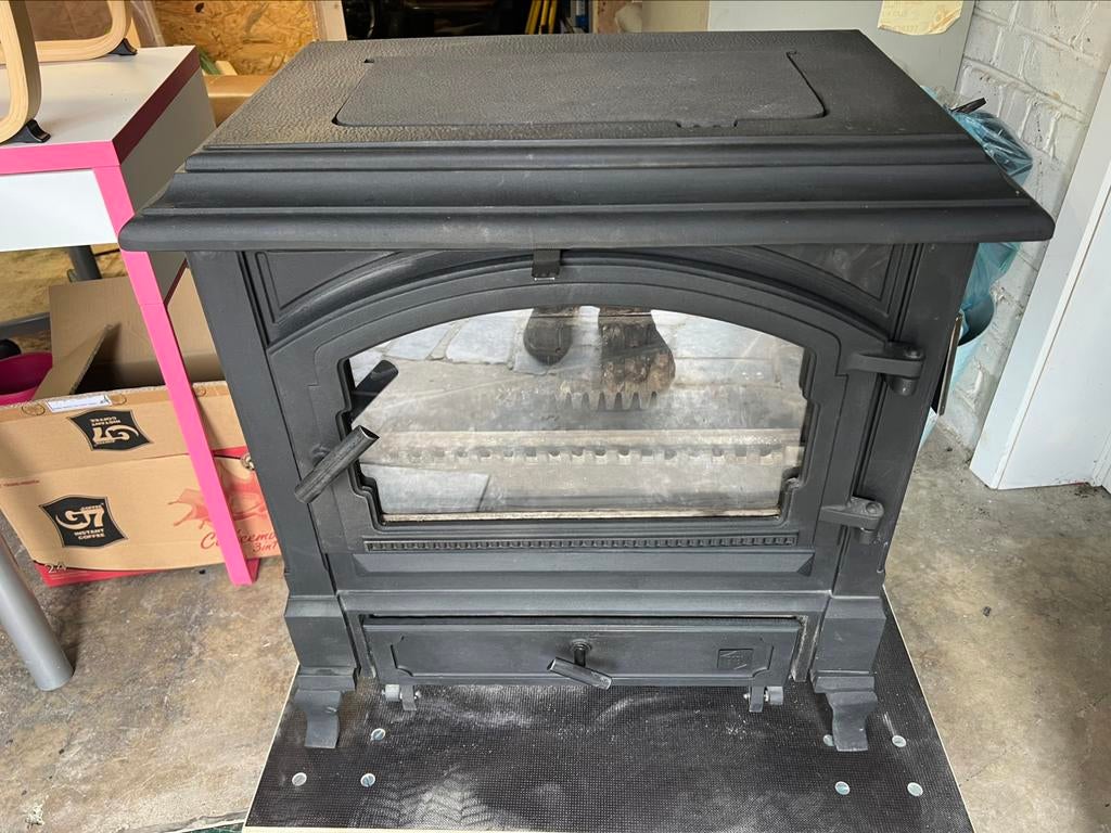 Poele a bois et charbon efel harmony 2 mix, Ophalen, Zo goed als nieuw, Hout