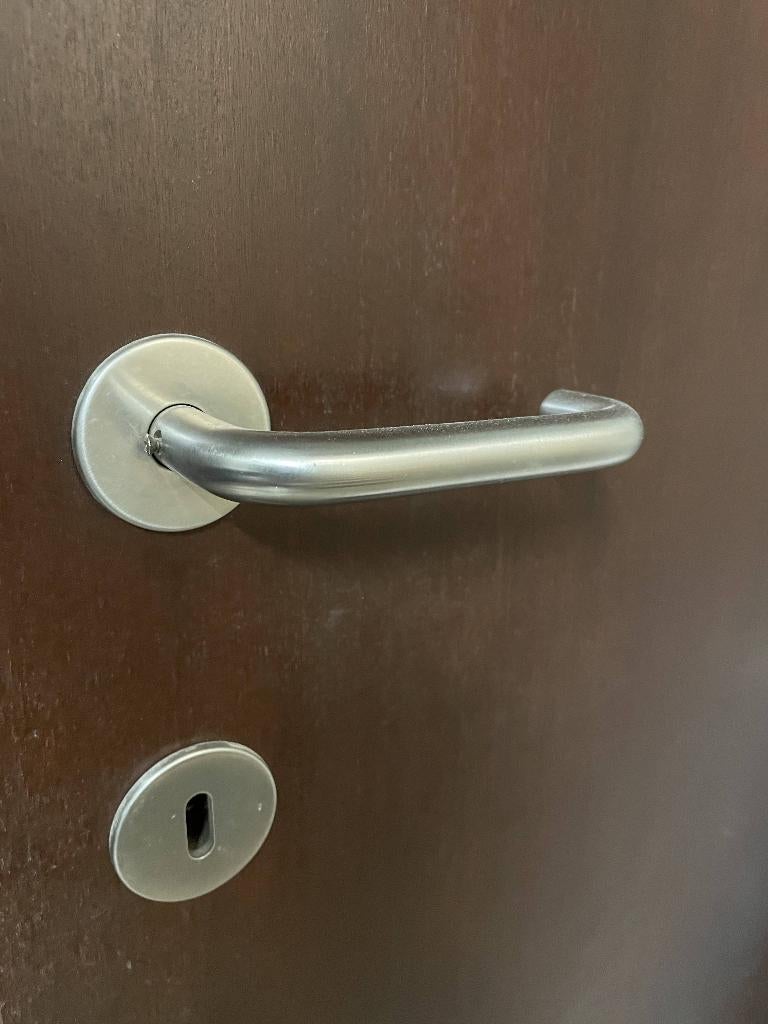 deurbeslag van het Deens design-merk "D-line", Ophalen, Zo goed als nieuw, Inox, Overige typen