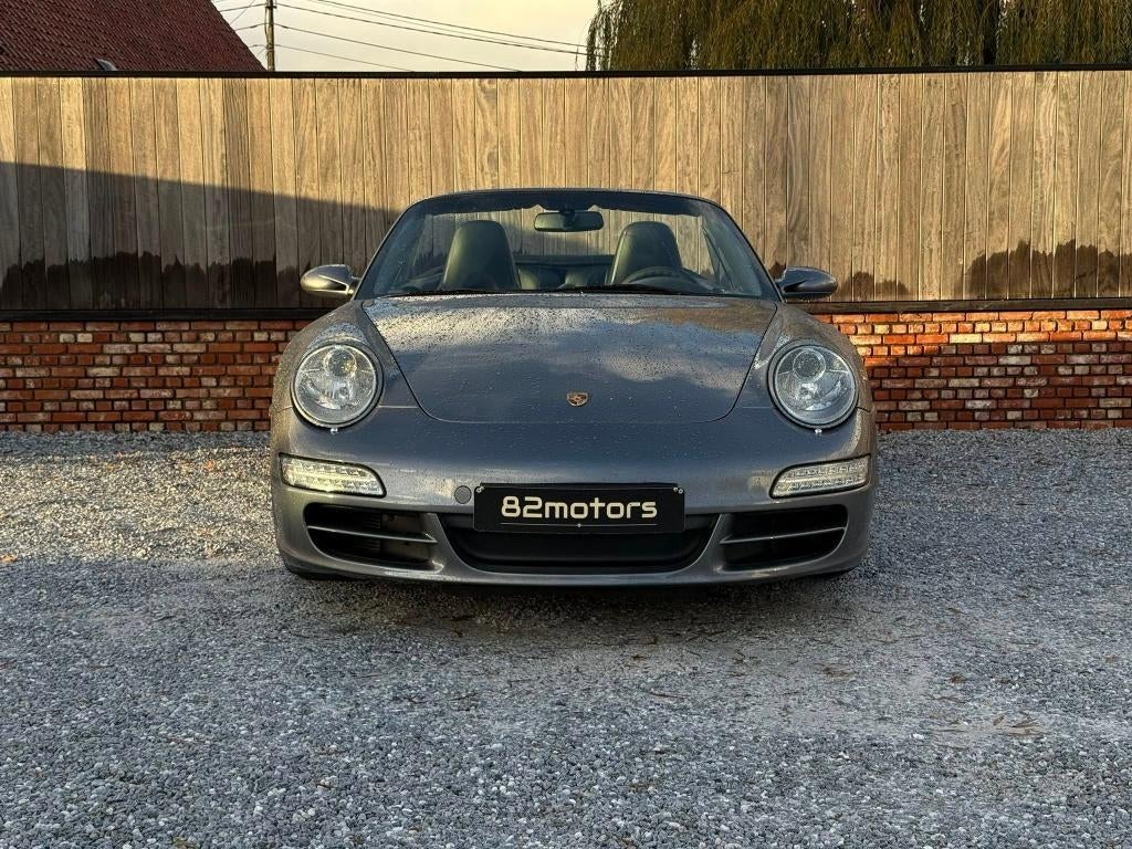Porsche 911-997 Carrera S cabriolet/Bose/Sport Chrono/Manuel, Autos, Porsche, Cuir, Argent ou Gris, Achat, Cabriolet