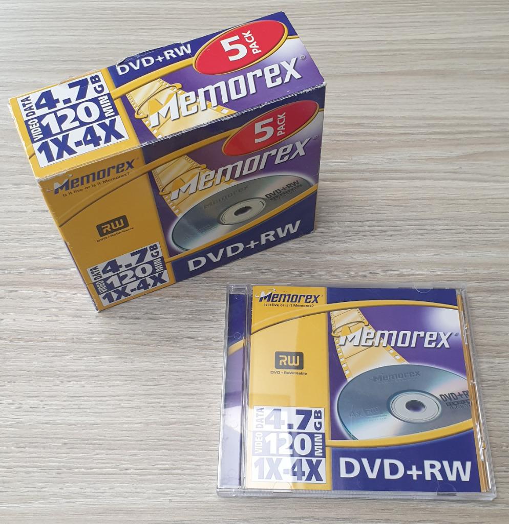Memorex DVD+RW (3 stuks), Enlèvement ou Envoi, Utilisé, Dvd, Réinscriptible