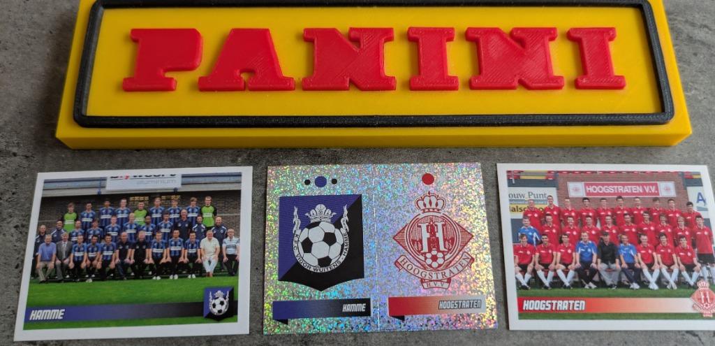 PANINI FOOTBALL 2011 STICKERS  501/5/3/504 HAMME/HOOGSTRATEN, Verzenden, Nieuw