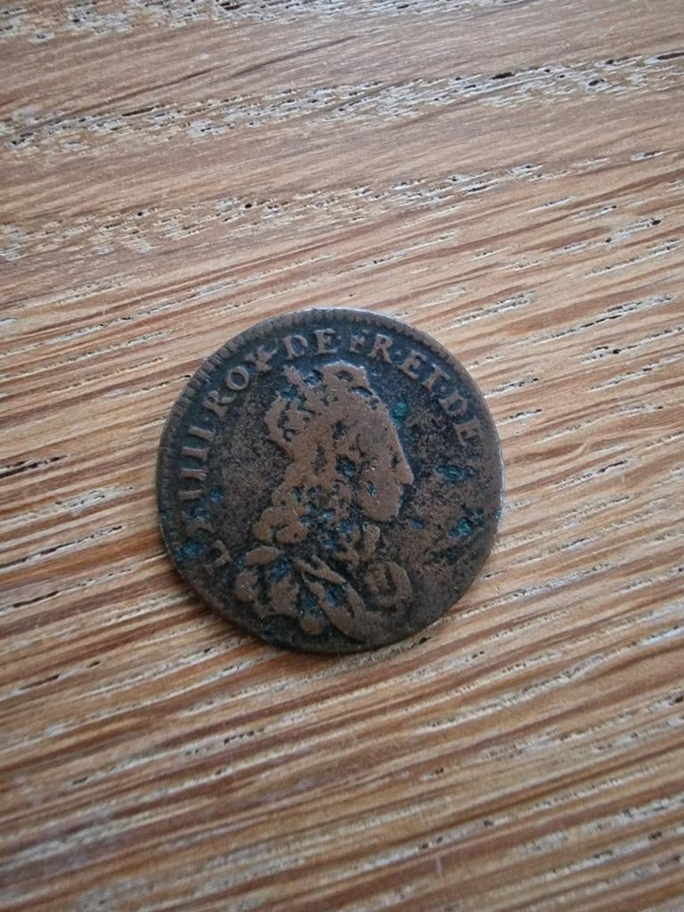 Louis XIV Liard de France 16.., Enlèvement ou Envoi, France, Monnaie en vrac