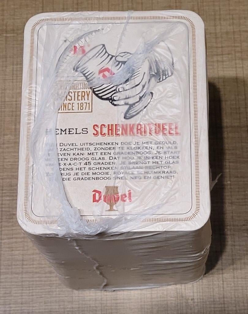 Duvel: pakket bierviltjes (nieuw!), Verzamelen, Ophalen of Verzenden, Nieuw, Viltje(s), Duvel