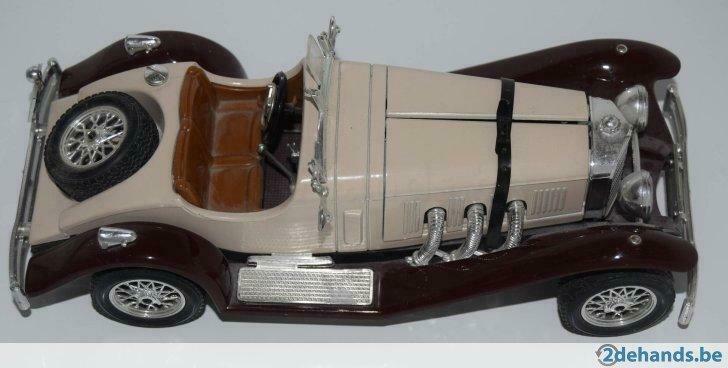 Mercedes SSK schaalmodel (1/24), Ophalen of Verzenden, Gebruikt, Auto