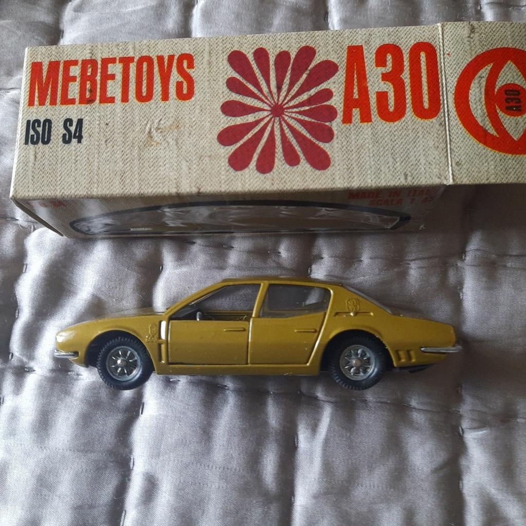 MEBETOYS A30 : ISO RIVOLTA S4*NEUF*VINTAGE, Enlèvement, Neuf, Voiture, Autres marques