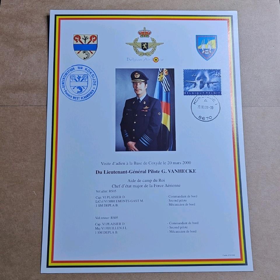 FDB 40 SQN Koksijde, Ophalen of Verzenden, Luchtmacht, Foto of Poster