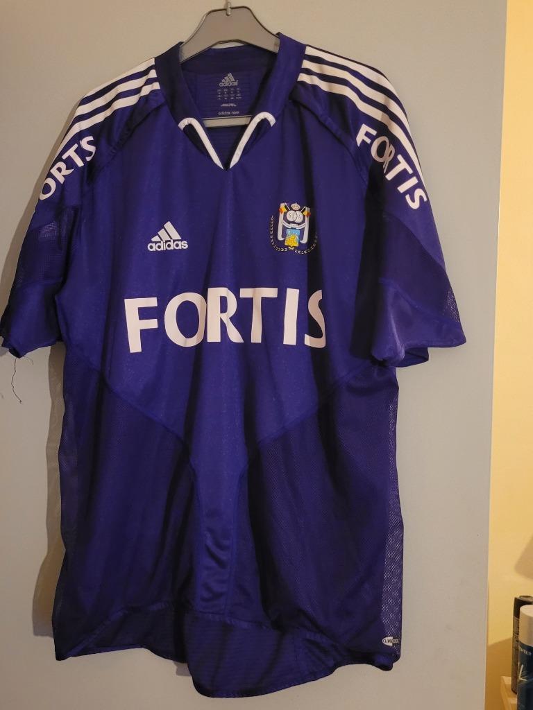 Maillot d'Anderlecht 2004 - 2005 taille XL n8, Taille XL, Enlèvement ou Envoi, Comme neuf, Maillot