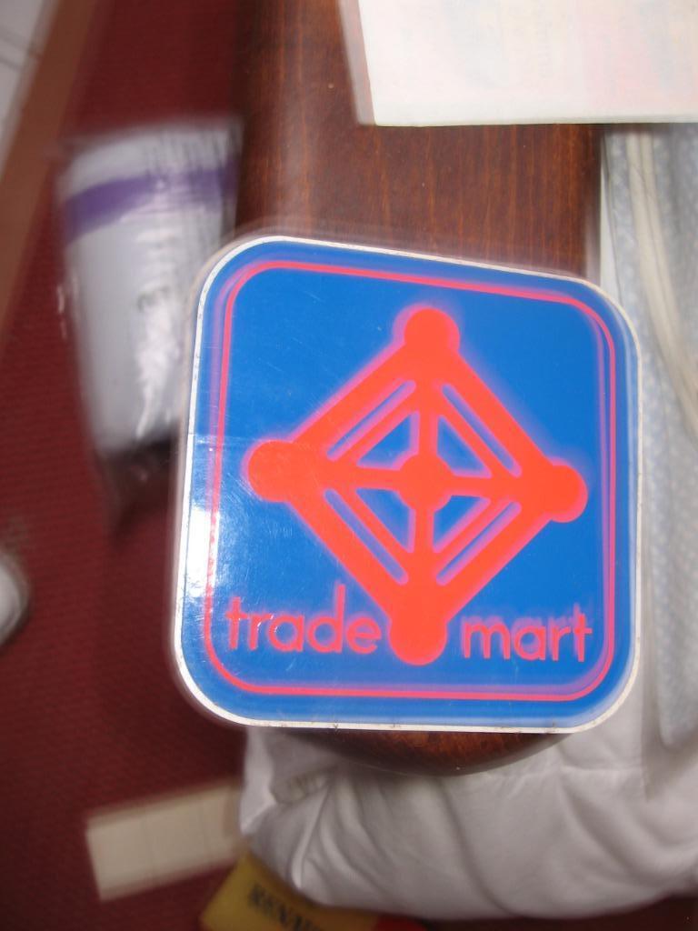 Oude Trade Mart sticker., Ophalen of Verzenden, Nieuw, Overige typen