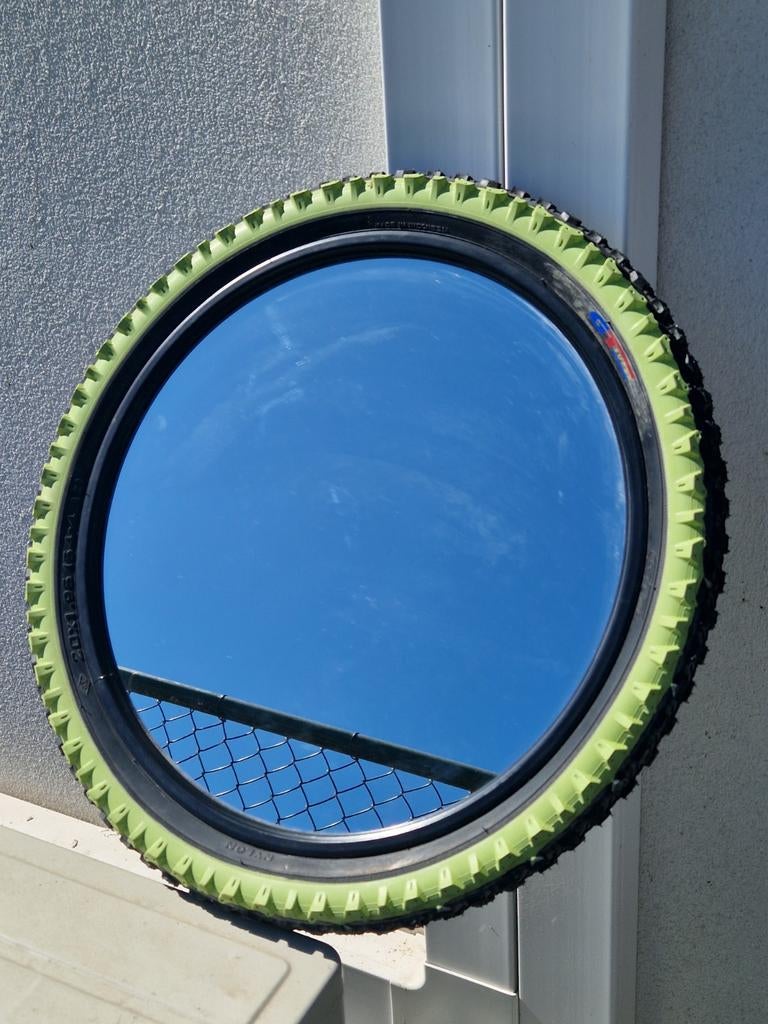 Ikea volda spiegel in band fiets bmx fietsband, Ophalen of Verzenden, Zo goed als nieuw, Rond
