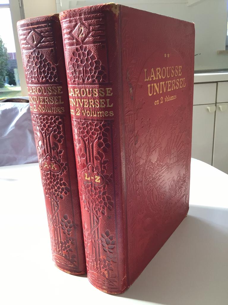 Ancien dictionnaire Larousse 1932, Livres, Enlèvement, Utilisé, Général, Série complète