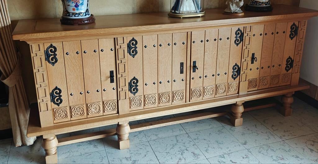 Eiken eetkamer Koloniale stijl, Enlèvement, Chêne