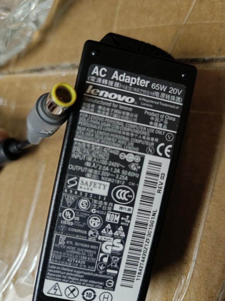 Lot Lenovo 65W 20V chargeurs originaux, Enlèvement ou Envoi, Comme neuf, Lenovo