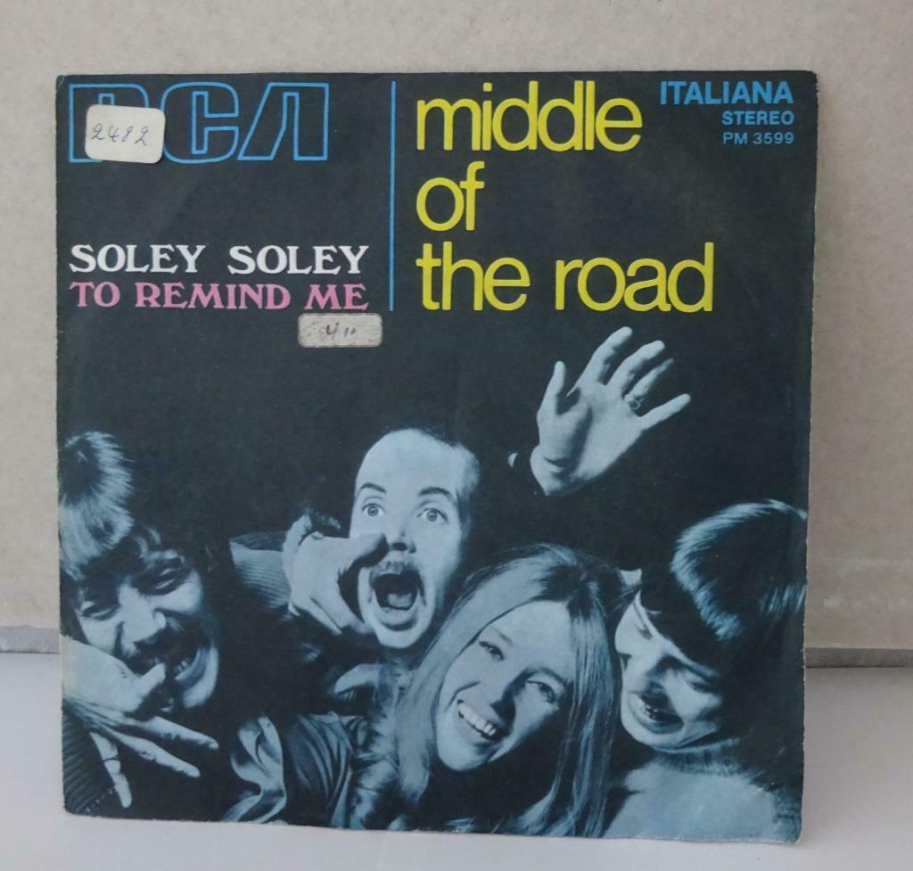 Middle Of The Road - Soley Soley + To Remind Me vinyl single, Enlèvement ou Envoi, Autres formats
