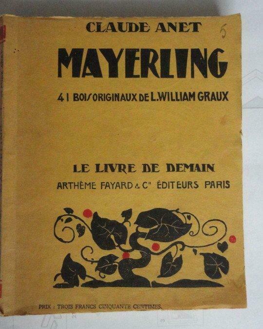 1947 - Mayerling - Anet - 41 bois originaux de William Graux, Antiquités & Art, Antiquités | Livres & Manuscrits