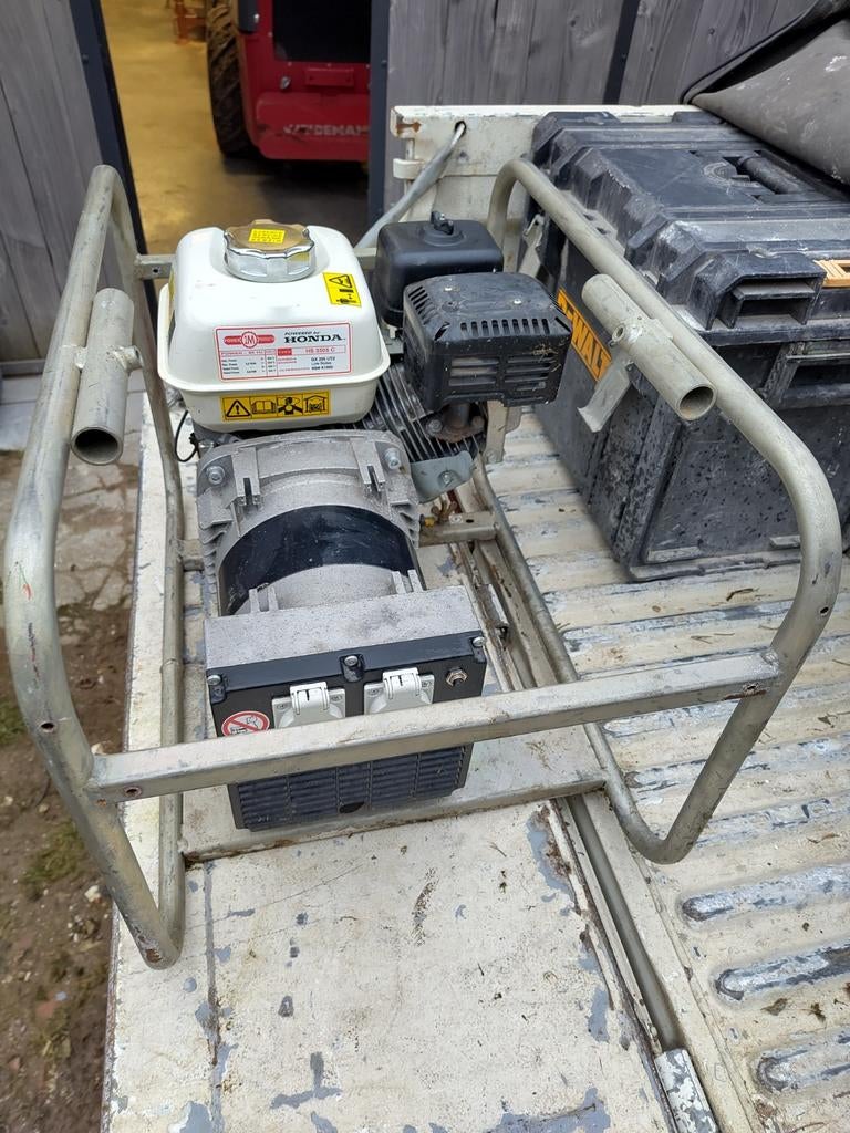 Honda-generator, Ophalen