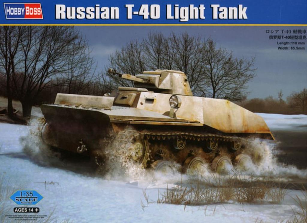 HOBBY BOSS 83825 russian T-40 light tank échelle 1/35, Hobby & Loisirs créatifs, Modélisme | Voitures & Véhicules, Neuf, Autres marques